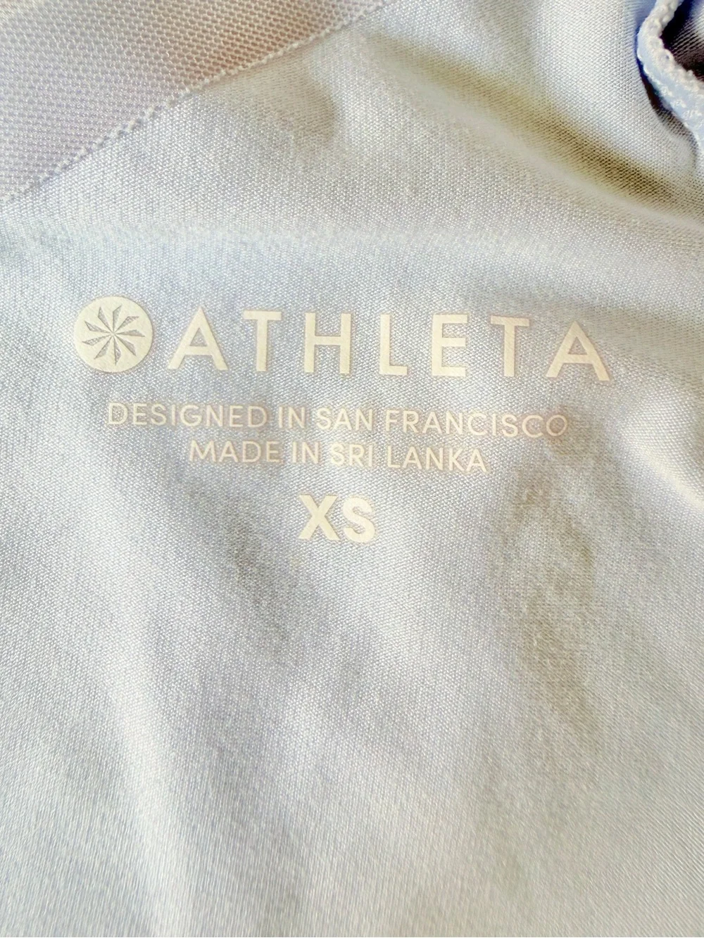 Athleta Racerback Tank Tops Mesh Back Light Blue Blush Pink Size XS Lot of 2